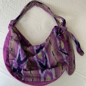 American Eagle Outfitters Boho Bohemian Slouch Sling Crescent Bag Purse